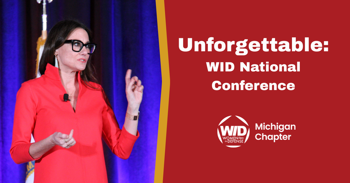 Kim Bode delivers a speech at a conference